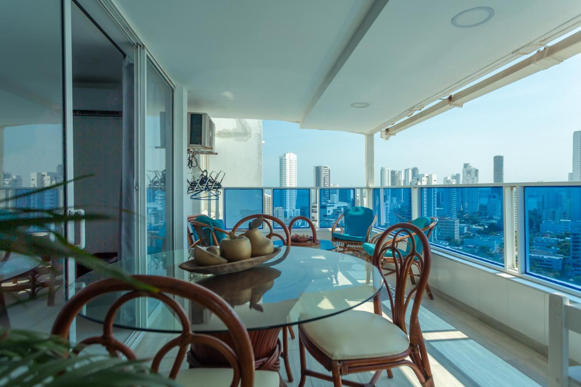 Hermoso Pent-house Piso 21 Con Vista Privilegiada Cartagena