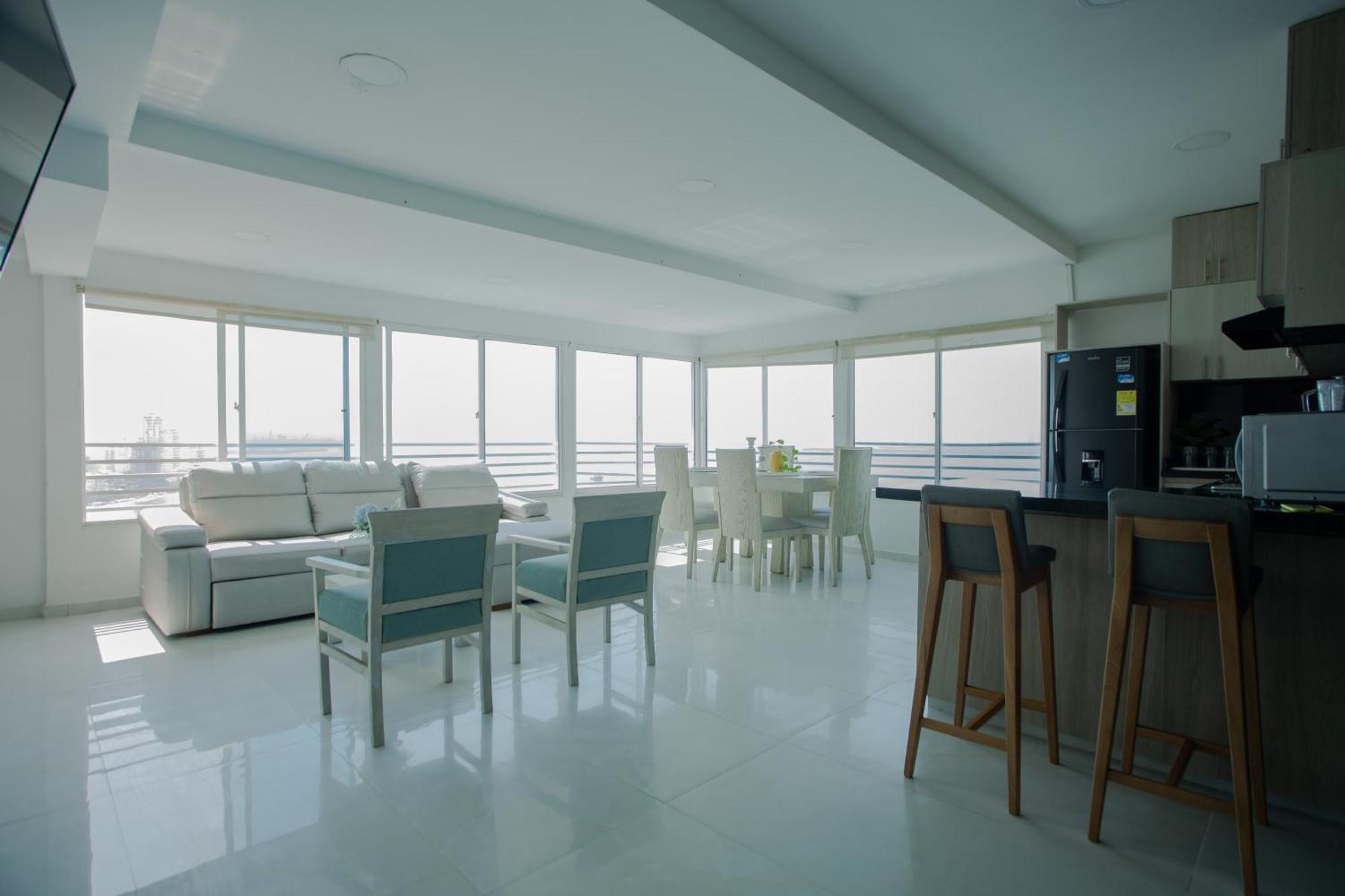 Hermoso Pent-house Piso 21 Con Vista Privilegiada Cartagena